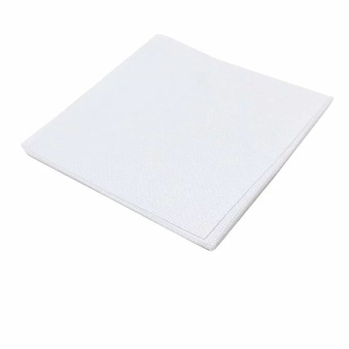 Hobbycraft White 14 Count Aida Fabric 30cm X 46cm 4 Hobbycraft White 14 Count Aida Fabric 30cm X 46cm - Image 2