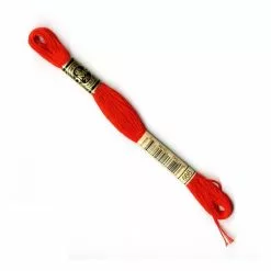 DMC Red Mouline Special 25 Cotton Thread 8m (666)