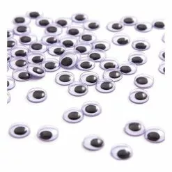 Hobbycraft Easy Glue Eyes 7mm 100 Pack