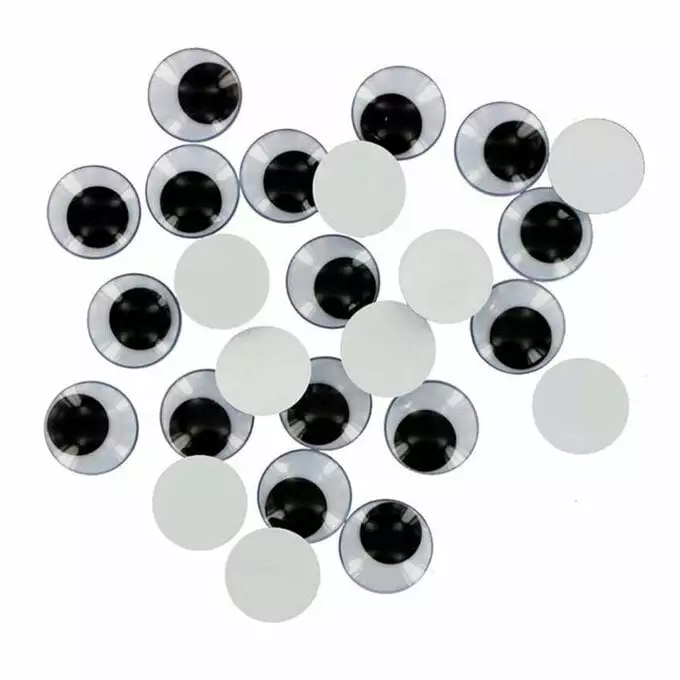 Hobbycraft Easy Glue Eyes 24mm 25 Pack 4 Hobbycraft Easy Glue Eyes 24mm 25 Pack - Image 2