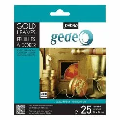 Pebeo Gedeo Gold Gilding Leaves 25 Pieces