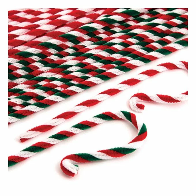 Hobbycraft Christmas Twisted Pipe Cleaners 25 Pack 3 Hobbycraft Christmas Twisted Pipe Cleaners 25 Pack