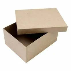Hobbycraft Mache Rectangular Box With Lid 20cm -Cheap Christmas Crafts for Kids Store 571817 1003 2 mache rectangular box with lid 20cm