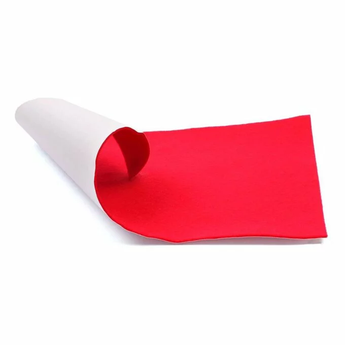 Hobbycraft Red Self-Adhesive Felt Sheet A4 3 Hobbycraft Red Self-Adhesive Felt Sheet A4
