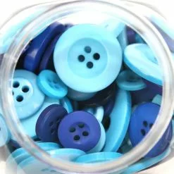 Hobbycraft Button Jar Blue -Cheap Christmas Crafts for Kids Store 585404 1000 8 hobbycraft button jar blue
