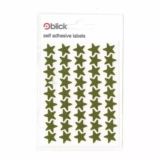 Blick Star Labels 135 Pack Gold 3 Blick Star Labels 135 Pack Gold