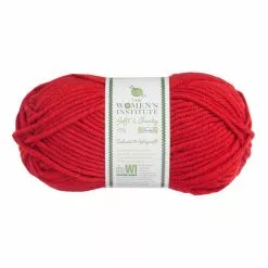 The WI Women’s Institute Red Soft And Chunky Yarn 100g