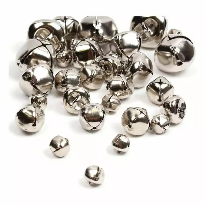 Hobbycraft Silver Jingle Bells 30 Pack 3 Hobbycraft Silver Jingle Bells 30 Pack