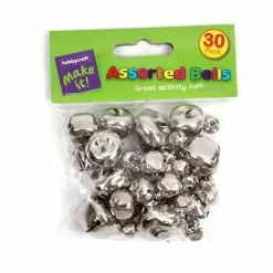 Hobbycraft Silver Jingle Bells 30 Pack 5 Hobbycraft Silver Jingle Bells 30 Pack -Cheap Christmas Crafts for Kids Store 604419 1001 2 silver jingle bells 30 pack