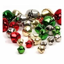 Hobbycraft Multi-Coloured Jingle Bells 30 Pack
