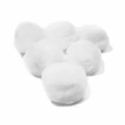 Hobbycraft White Pom Poms 5cm 6 Pack