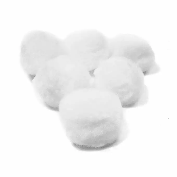 Hobbycraft White Pom Poms 5cm 6 Pack 3 Hobbycraft White Pom Poms 5cm 6 Pack