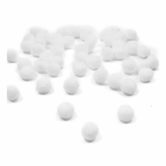 Hobbycraft White Pom Poms 7mm 50 Pack 3 Hobbycraft White Pom Poms 7mm 50 Pack