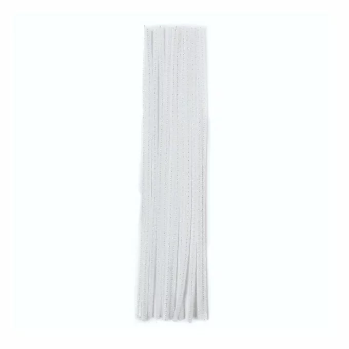 Hobbycraft White Pipe Cleaners 12 Pack 4 Hobbycraft White Pipe Cleaners 12 Pack - Image 2