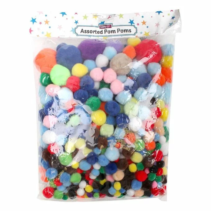 Hobbycraft Assorted Pom Pom Value Pack 4 Hobbycraft Assorted Pom Pom Value Pack - Image 2