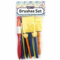 Hobbycraft Kids Paint Brush Set 12 Pack 7 Hobbycraft Kids Paint Brush Set 12 Pack -Cheap Christmas Crafts for Kids Store 606688 1000 3 kids paint brush set 12 pack