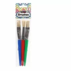 Hobbycraft Kids Paint Brush Set 3 Pack
