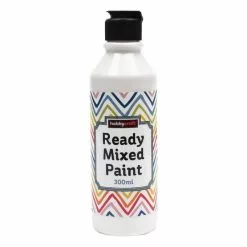 Hobbycraft White Ready Mixed Paint 300ml