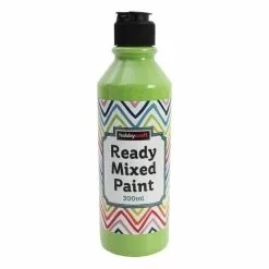 Hobbycraft Light Green Ready Mixed Paint 300ml