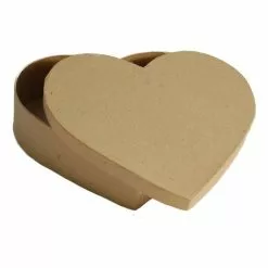 Hobbycraft Mache Heart Shaped Box 27cm