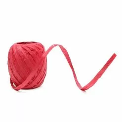 Hobbycraft Raffia Red Ribbon Reel 30 M