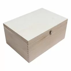 Hobbycraft Wooden Storage Box 35cm X 25cm X 17cm