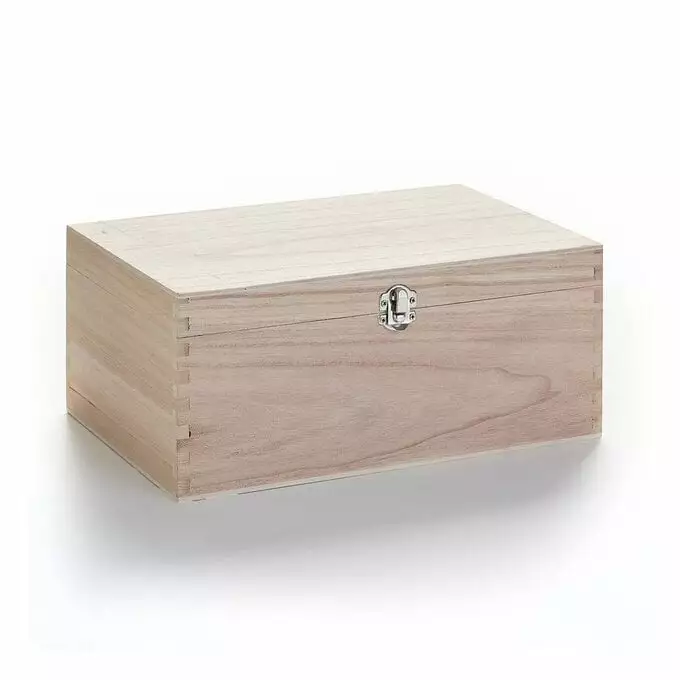 Hobbycraft Wooden Storage Box 30cm X 20cm X 13cm 3 Hobbycraft Wooden Storage Box 30cm X 20cm X 13cm