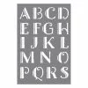 DecoArt Urban Ink Shadow Alphabet Stencil Set 2 Pack -Cheap Christmas Crafts for Kids Store 620027 1001 1 decoart urban ink shadow alphabet stencil set 2 pack