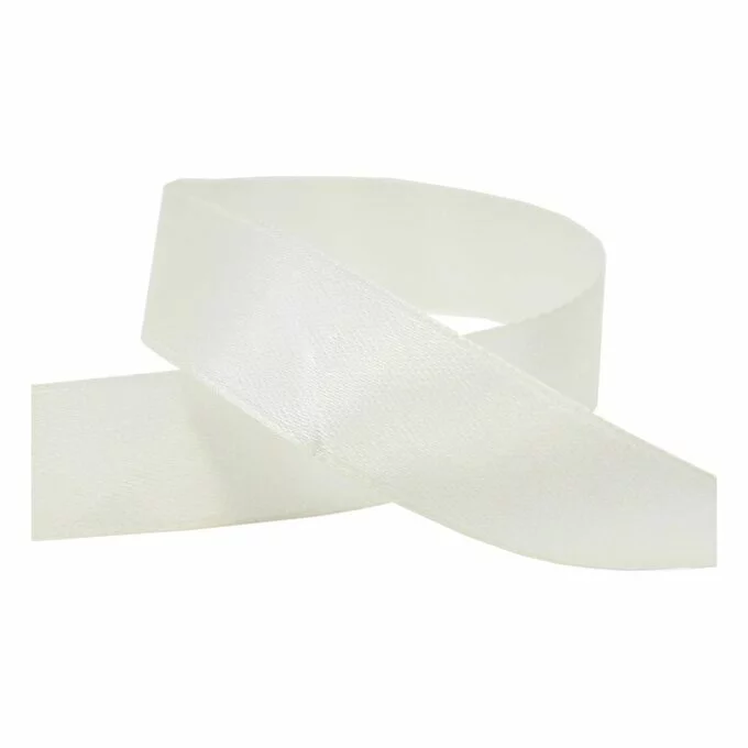 Hobbycraft Cream Satin Ribbon 20 Mm X 15 M 4 Hobbycraft Cream Satin Ribbon 20 Mm X 15 M - Image 2
