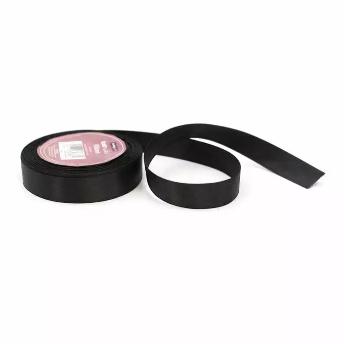 Hobbycraft Black Satin Ribbon 20 Mm X 15 M 3 Hobbycraft Black Satin Ribbon 20 Mm X 15 M