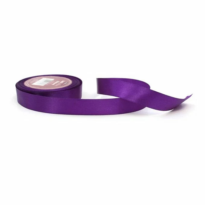Hobbycraft Purple Satin Ribbon 20 Mm X 15 M 3 Hobbycraft Purple Satin Ribbon 20 Mm X 15 M