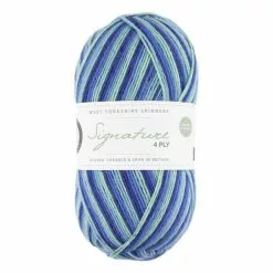 West Yorkshire Spinners Blue Lagoon Signature 4 Ply Yarn 100g