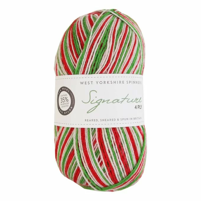 West Yorkshire Spinners Candy Cane Signature 4 Ply 100g 3 West Yorkshire Spinners Candy Cane Signature 4 Ply 100g