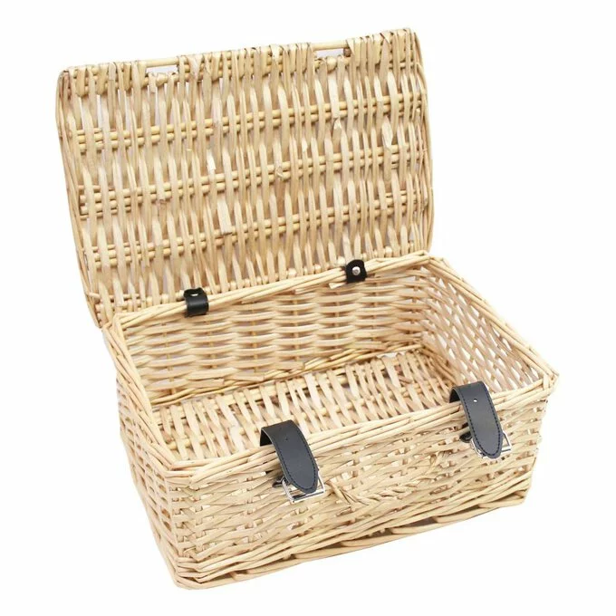 Hobbycraft Medium Brown Wicker Hamper 36cm X 14cm X 25cm 4 Hobbycraft Medium Brown Wicker Hamper 36cm X 14cm X 25cm - Image 2