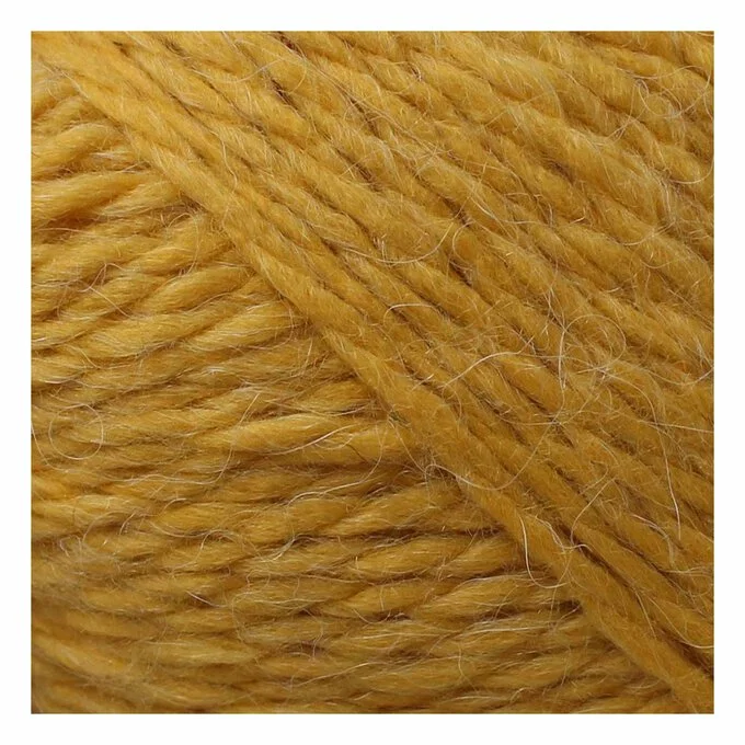 Knitcraft Mustard Leader Of The Pac Aran Yarn 100g 4 Knitcraft Mustard Leader Of The Pac Aran Yarn 100g - Image 2