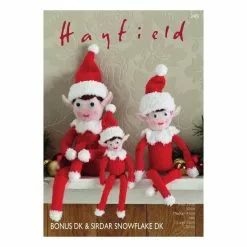 Hayfield Bonus DK And Snowflake DK Christmas Elves Digital Pattern 2475