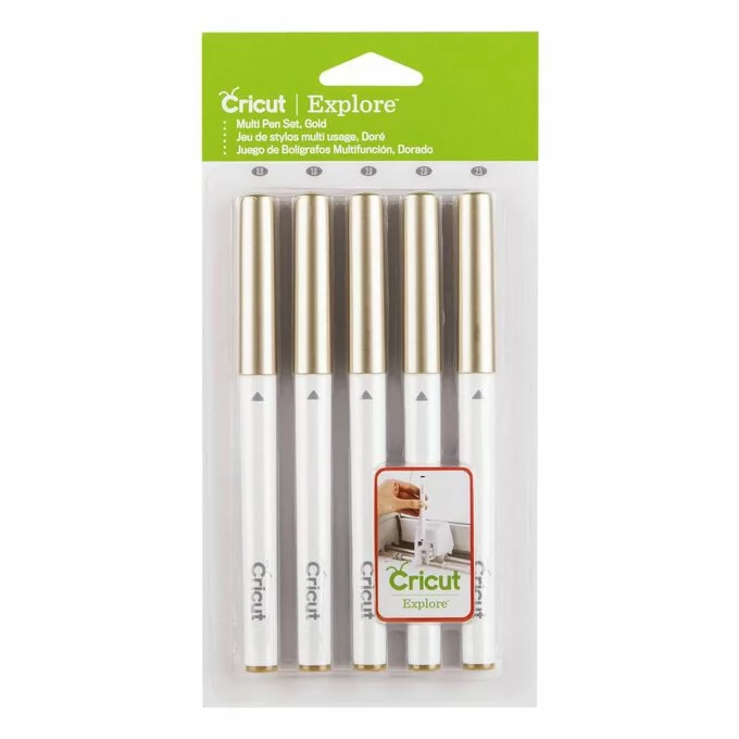Cricut Colour Gold Pen Set 5 Pack 3 Cricut Colour Gold Pen Set 5 Pack