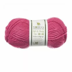 The WI Women’s Institute Pink Soft And Chunky Yarn 100g
