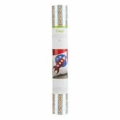 Cricut Silver Sparkle Holographic Iron On Sheet 12 X 24 Inches