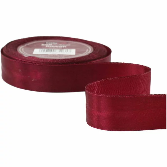 Hobbycraft Wine Satin Ribbon 20mm X 15m 5 Hobbycraft Wine Satin Ribbon 20mm X 15m - Image 3
