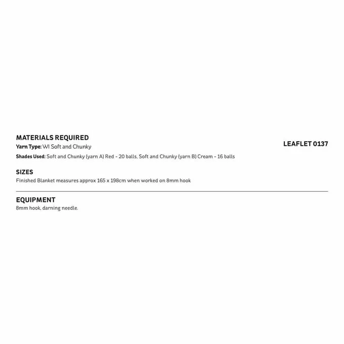 Knitcraft Christmas Blanket Digital Pattern 0137 6 Knitcraft Christmas Blanket Digital Pattern 0137 - Image 4