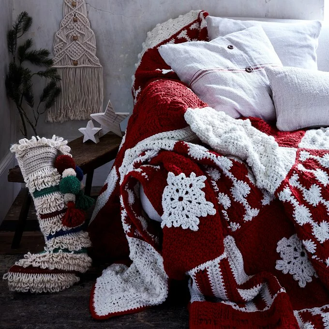 Knitcraft Christmas Blanket Digital Pattern 0137 4 Knitcraft Christmas Blanket Digital Pattern 0137 - Image 2