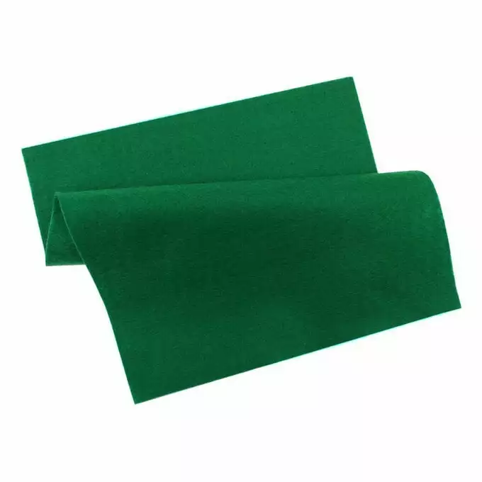 Hobbycraft Green Polyester Felt Sheet A4 3 Hobbycraft Green Polyester Felt Sheet A4