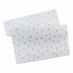 Hobbycraft White Glitter Star Felt Sheet A4