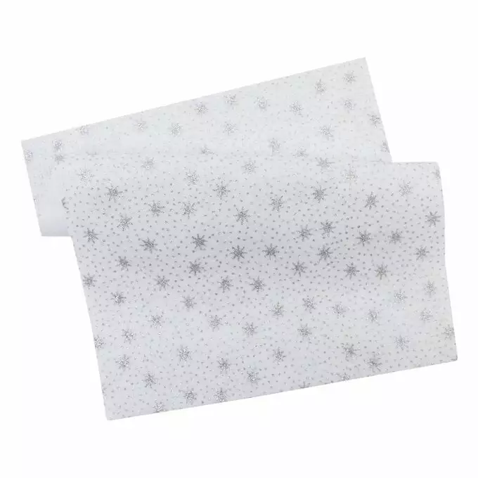 Hobbycraft White Glitter Star Felt Sheet A4 3 Hobbycraft White Glitter Star Felt Sheet A4
