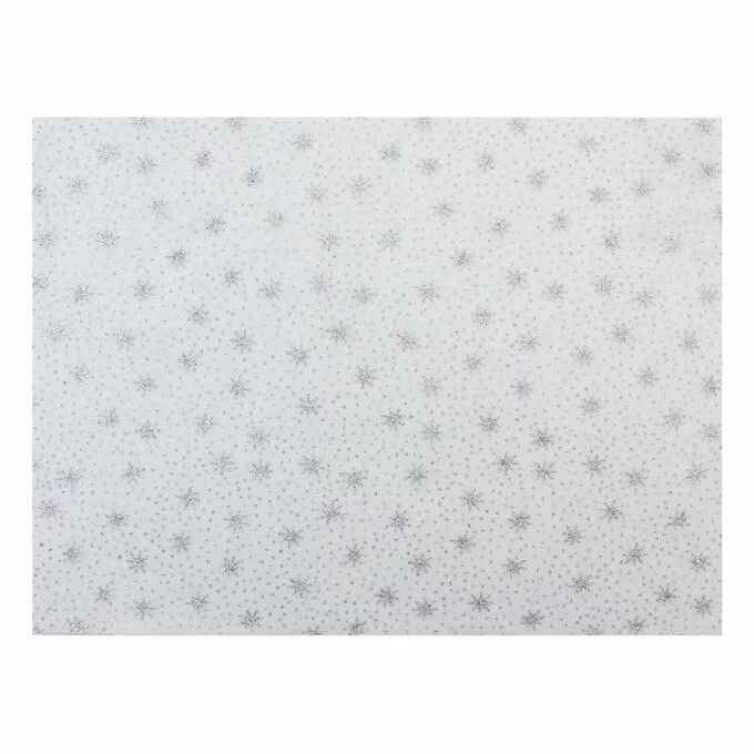 Hobbycraft White Glitter Star Felt Sheet A4 4 Hobbycraft White Glitter Star Felt Sheet A4 - Image 2