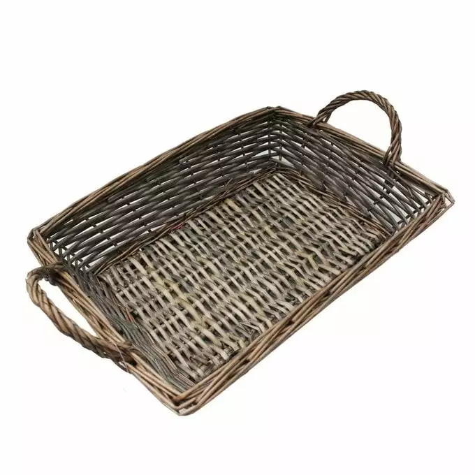 Hobbycraft Willow Storage Tray 30cm X 40cm X 10cm 2 Hobbycraft Willow Storage Tray 30cm X 40cm X 10cm
