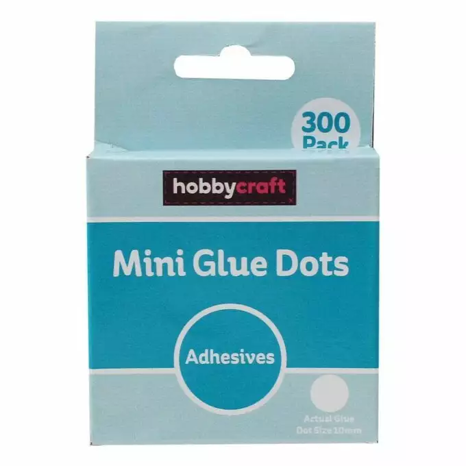 Hobbycraft Mini Glue Dots 10mm 300 Pack 3 Hobbycraft Mini Glue Dots 10mm 300 Pack