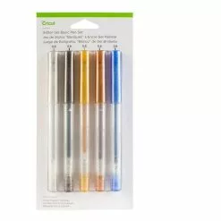 Cricut Basic Glitter Gel Pen Set 5 Pack
