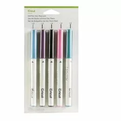 Cricut Peacock Gel Pen Set 5 Pack